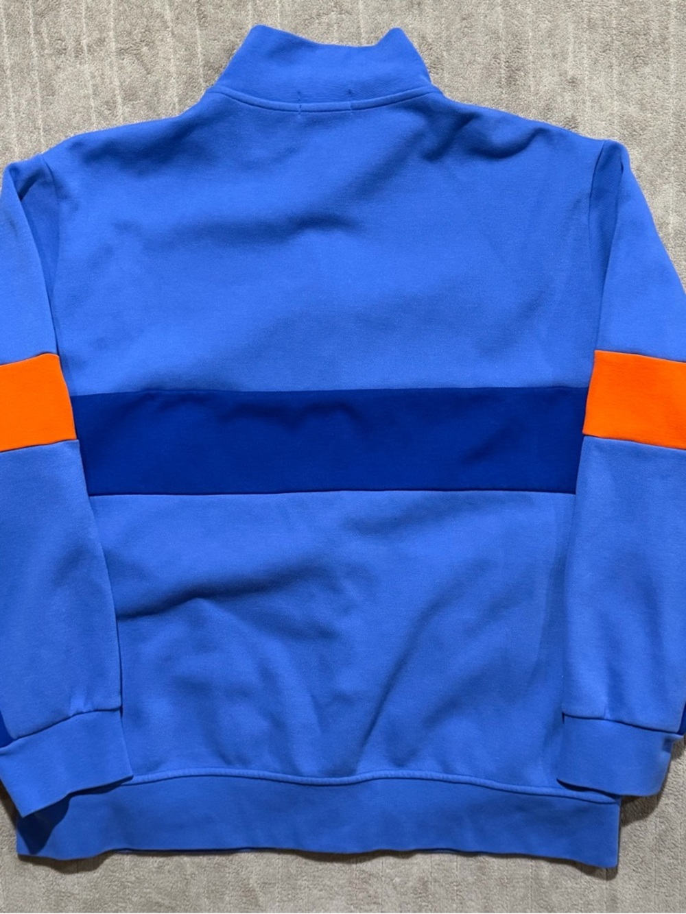 Polo Ralph Lauren Double Knit Mesh Track Jacket XXL Retail $148 Color Block Blue - Picture 2 of 7